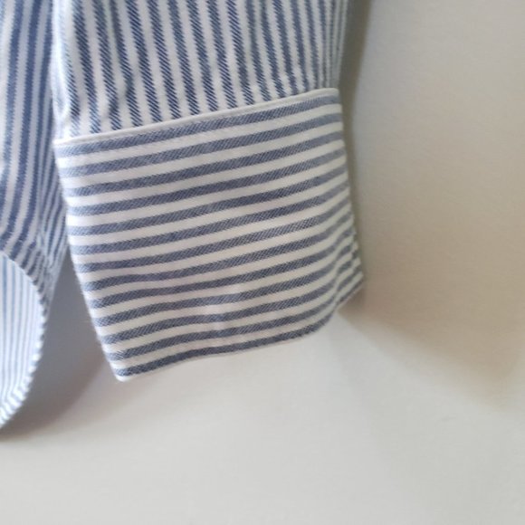 ARITZIA Sunday Best | Montana Striped Collar Button Down Shirt | Size XXS - Picture 11 of 16